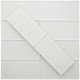 CRYSTAL SUPER WHITE 3X6 FROSTED
