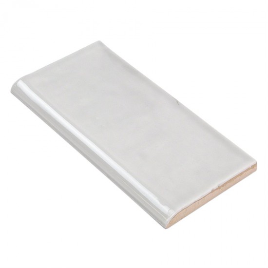 MASIA 3X6 BULLNOSE GRIS CLARO