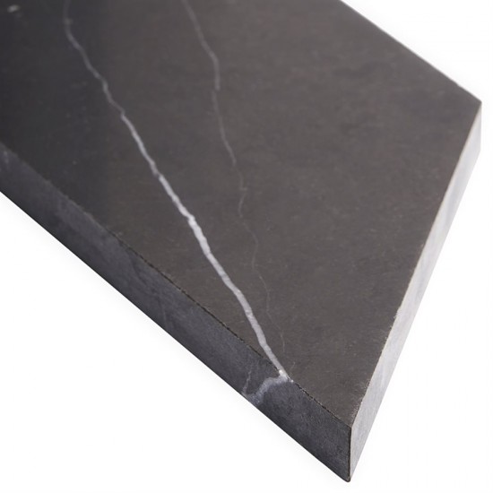 NERO MARQUINA 3X12 CHEVRON HONED