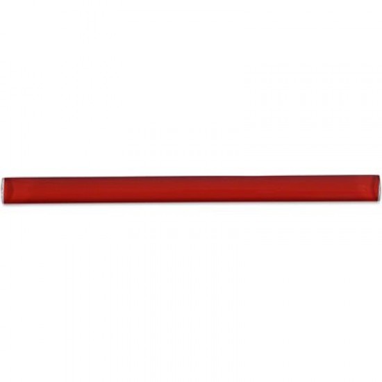 GLASS PENCIL FIRE RED POLISHED