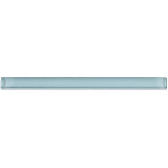 GLASS PENCIL ICED MINT POLISHED