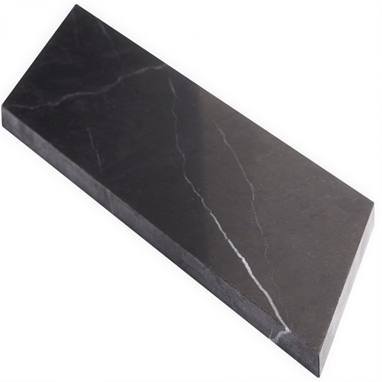 NERO MARQUINA 3X12 CHEVRON HONED