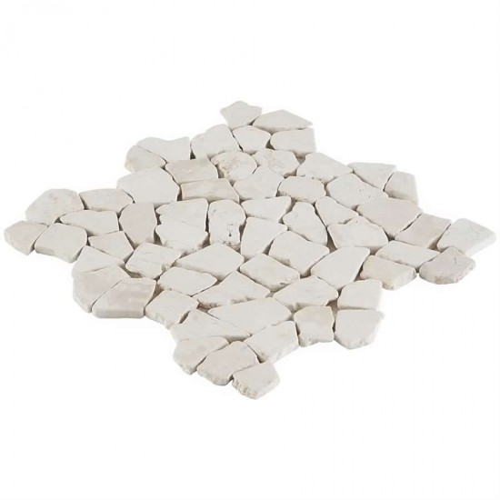 PEBBLESTONE LOVINA WHITE TUMBLED NATURAL STONE