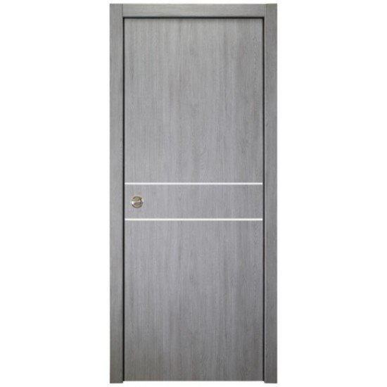 Nova Italia Flush 08 Light Grey Laminate Interior Door