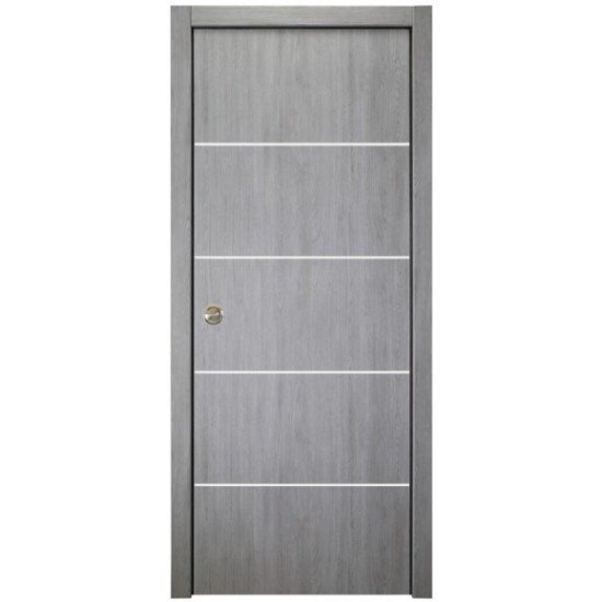 Nova Italia Flush 10 Light Grey Laminate Interior Door