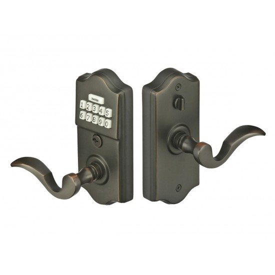 Emtek Keypad Leverset Oil Rubbed Bronze US10B