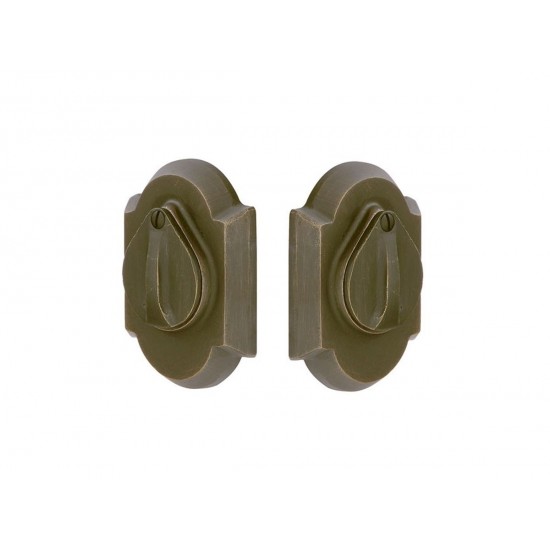 Emtek Sandcast Bronze #1 Deadbolt Medium Bronze Patina MB