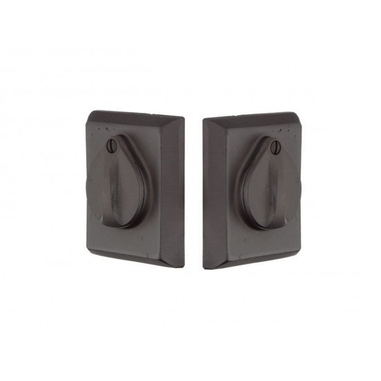 Emtek Sandcast Bronze #3 Deadbolt Flat Black Bronze Patina FB