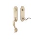 Emtek Cheyenne Mortise Entry Handleset Tumbled White Bronze TWB