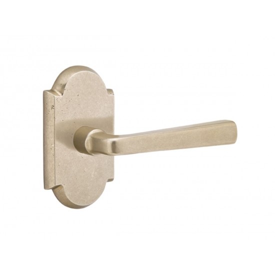 Emtek Cimarron Lever Tumbled White Bronze TWB