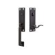 Emtek Craftsman Mortise Entry Handleset Flat Black US19