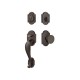 Emtek Denver Mortise Entry Handleset Medium Bronze Patina MB