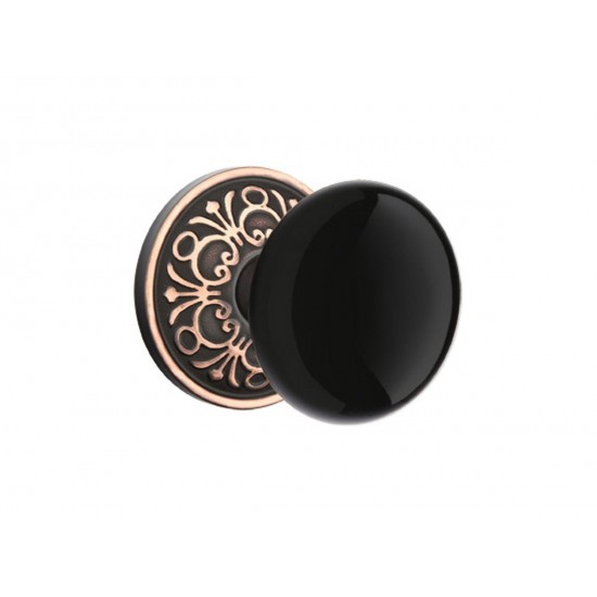 Emtek Ebony Porcelain Knob Oil Rubbed Bronze US10B