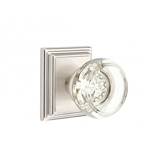 Emtek Georgetown Crystal Knob Satin Nickel US15