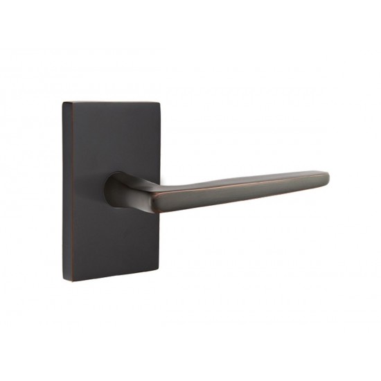 Emtek Hermes Brass Lever Oil Rubbed Bronze US10B