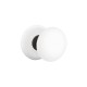 Emtek Ice White Porcelain Knob Oil Rubbed Bronze US10B