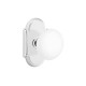 Emtek Ice White Porcelain Knob Polished Chrome US26