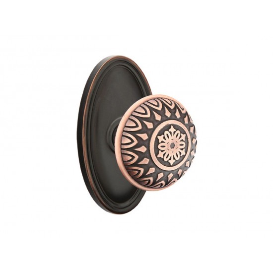 Emtek Lancaster Brass Knob Oil Rubbed Bronze US10B