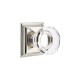 Emtek Lowell Crystal Knob Polished Nickel US14