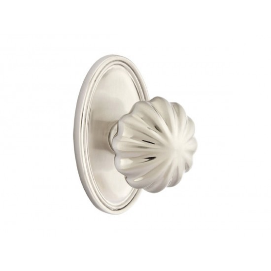 Emtek Melon Brass Knob Satin Nickel US15