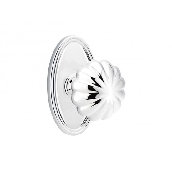 Emtek Melon Brass Knob Polished Chrome US26