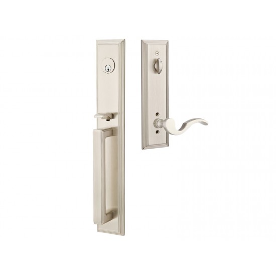 Emtek Melrose Mortise Entry Handleset Satin Nickel US15