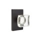 Emtek Modern Square Crystal Knob Oil Rubbed Bronze US10B