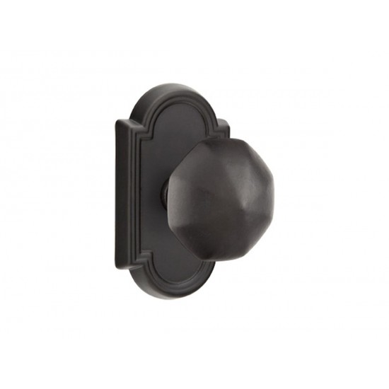 Emtek Octagon Knob Flat Black Bronze Patina FB