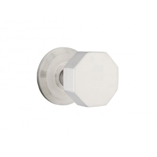 Emtek Octagon Knob Brushed Stainless Steel SS