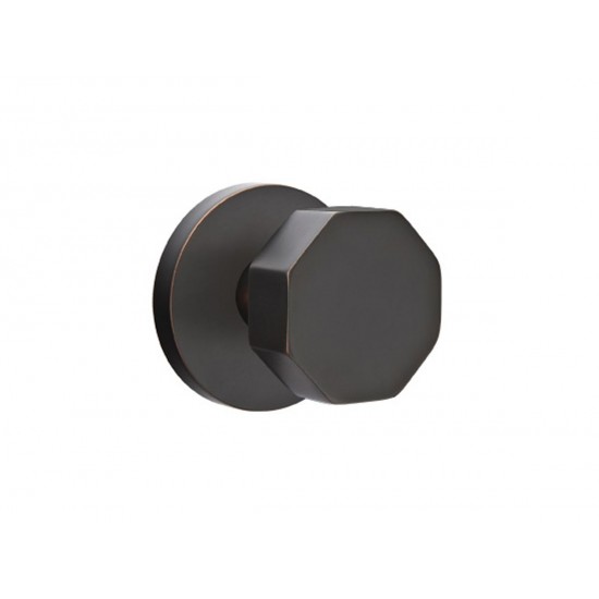 Emtek Octagon Brass Knob Oil Rubbed Bronze US10B