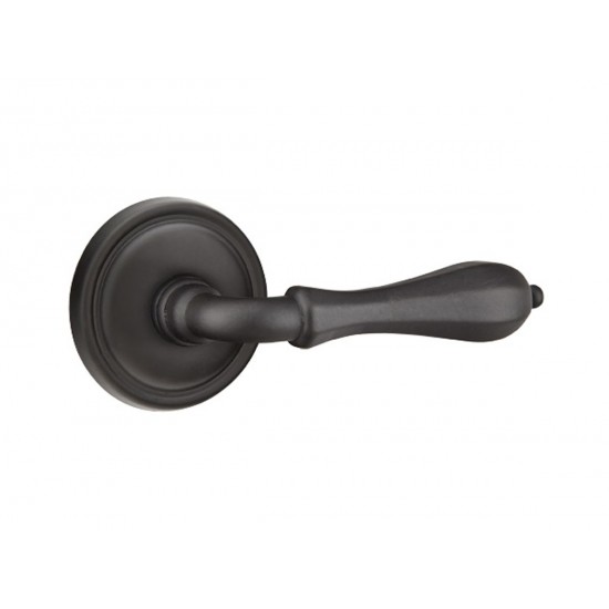 Emtek Octagon Lever Flat Black Bronze Patina FB