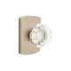 Emtek Old Town Clear Knob Tumbled White Bronze TWB