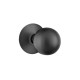 Emtek Orb Brass Knob Flat Black US19