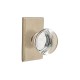 Emtek Providence Crystal Knob Tumbled White Bronze TWB