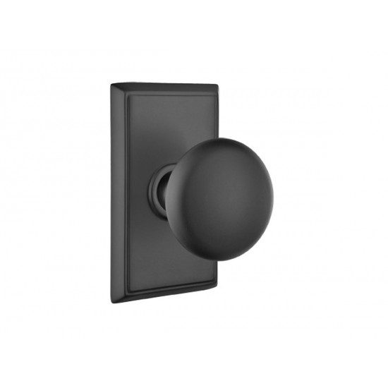 Emtek Providence Brass Knob Flat Black US19