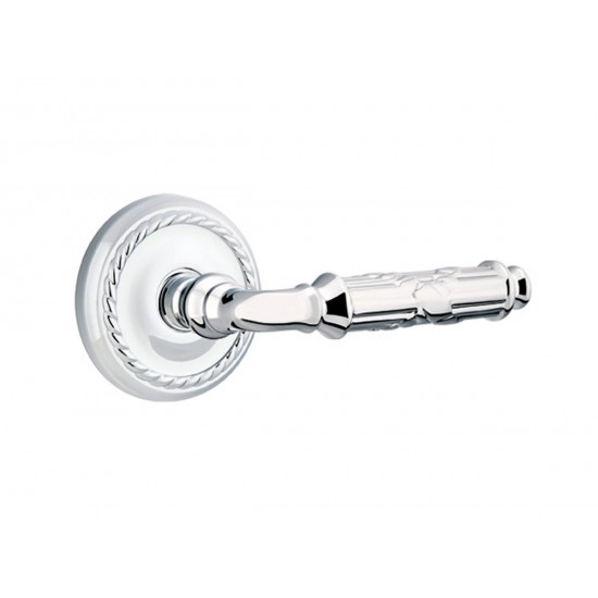 Emtek Ribbon & Reed Lever Polished Chrome US26