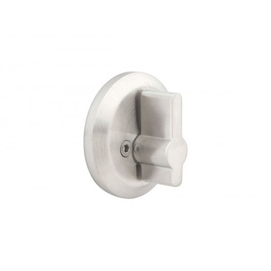 Emtek Round Deadbolt Brushed Stainless Steel