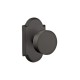 Emtek Round Knob Flat Black Bronze Patina FB