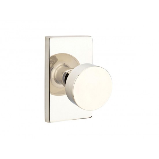 Emtek Round Brass Knob Polished Nickel US14