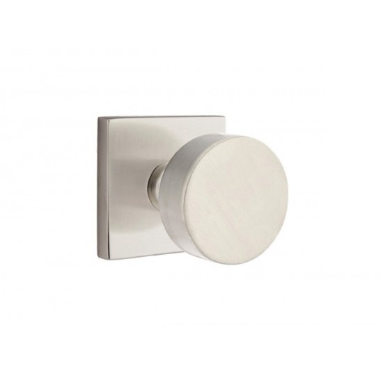 Emtek Round Brass Knob Satin Nickel US15