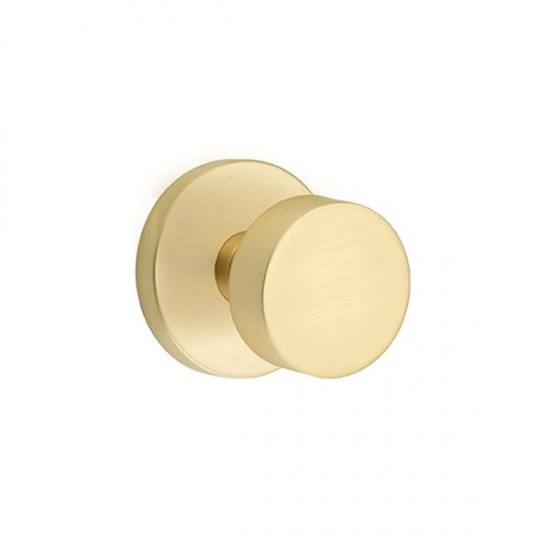 Emtek Round Brass Knob Satin Brass US4