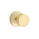 Emtek Round Brass Knob Satin Brass US4