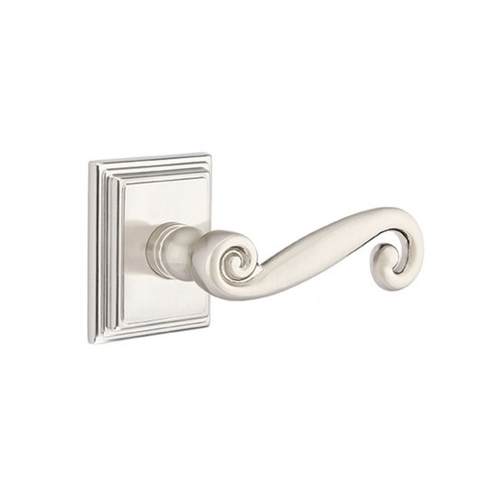 Emtek Rustic Lever Satin Nickel US15