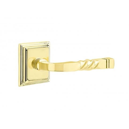 Emtek Santa Fe Lever Polished Brass US3