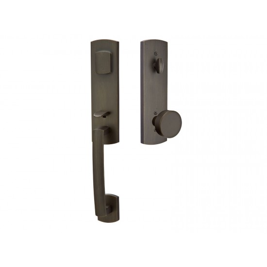 Emtek Sonoma Mortise Entry Handleset Medium Bronze Patina MB