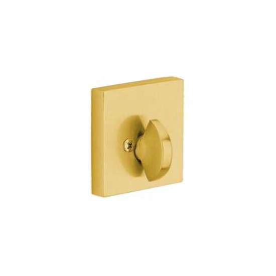 Emtek Brass Square Deadbolt Satin Brass US4