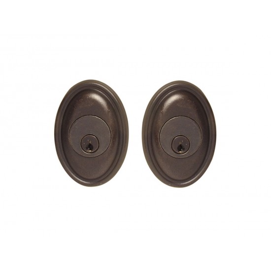 Emtek Tuscany #14 Deadbolt Medium Bronze Patina MB