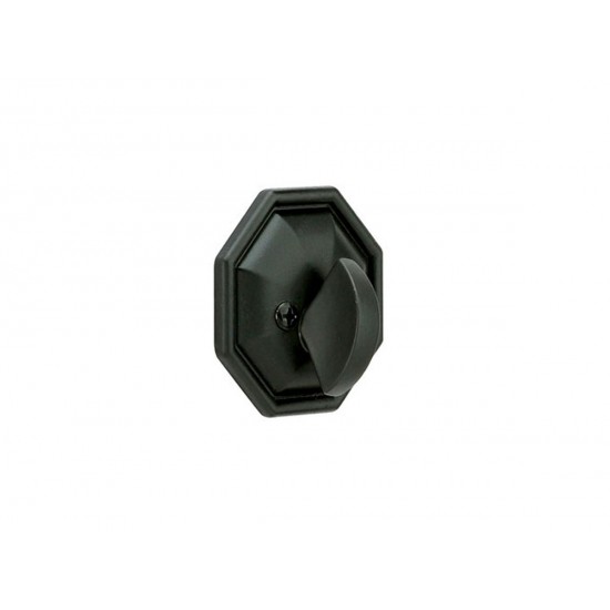 Emtek Tuscany Octagon Deadbolt Flat Black Bronze Patina FB