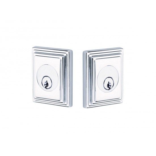 Emtek Brass Wilshire Deadbolt Polished Chrome US26