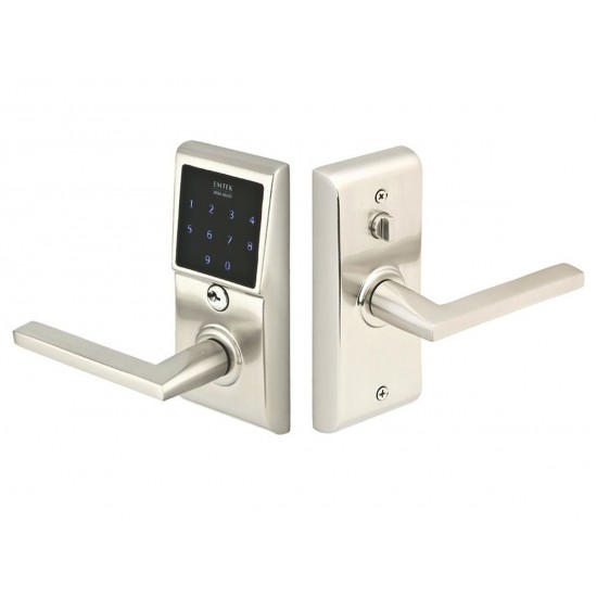 Emtek EMTouch Keypad Leverset Satin Nickel US15